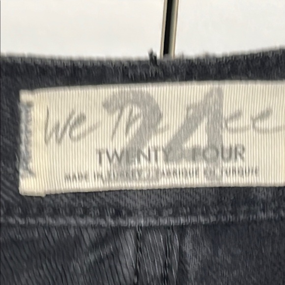 Free People Black Distressed Denim Shorts - Picture 5 of 8